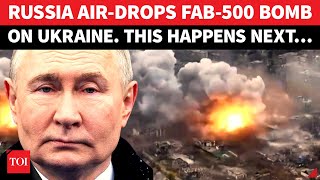 Putin’s Hypersonic Fury: Russia’s FAB-500 Bomb Turns Ukrainian Positions In Donetsk Into Fireball