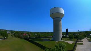 DJI FPV Air unit cruise near a Water tower. #dji #fpv #teamblacksheep