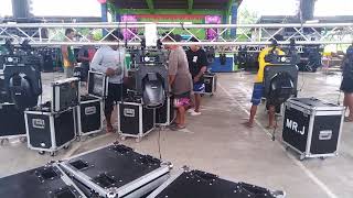 MR. J PRO LIGHTS & SOUND SERVICES BUSY CREWS AT TABUNOK HILONGOS, LEYTE