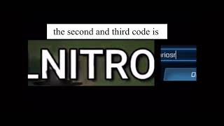 Rocket league codes plus a mario car code