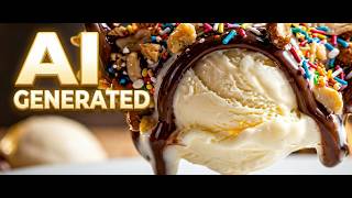Icecream AI Generated Commercial Ad | Mubashir Y.