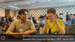 Q&A with ADVENTURE TIME: FIONNA AND CAKE Showrunner Adam Muto & Director Ryann Shannon (SDCC 2023)
