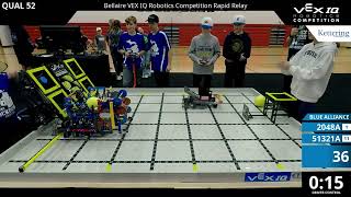 Bellaire 2 VEXIQ Robotics 36 Points Team Work 52
