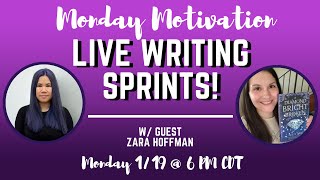 Monday Motivation 💻 Boost Your Productivity with Live Writing Sprints! | 1/19 @ 6 PM CDT