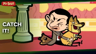 Mr. Bean Catches the Queen's Dog! | Cartoons for Kids