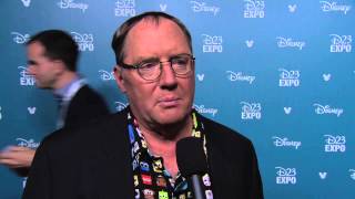 D23 Expo 2015: John Lasseter Interview about Show and Toy Story Live Performance | ScreenSlam