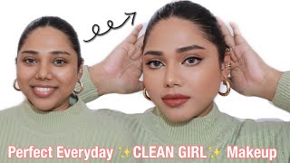 Perfect ✨CLEAN GIRL✨Everyday Makeup using Vegan, Cruelty free & non-toxic makeup products | Shamvi K