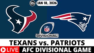 HOUSTON TEXANS VS NEW ENGLAND PATRIOTS | NFL Live Scoreboard & Radio - AFC Divisional Round