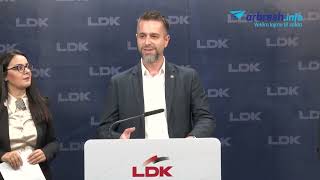 LDK mban konferencë për media lidhur me cështjen e teksteve shkollore