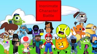 Inanimate Character Battle Episode 1 (Waffles) Character Elimination (READ DESC)