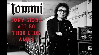 Tony Iommi Signs YOUR Laney TI100 Signature head | Black Country Customs