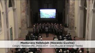 Montanara Hallelujah (Riccardo Giavina) eseguita dal Coro Pasubio di Vallarsa (Trento) 2014