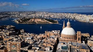 Malta Relaxation Aerial Scenery with Calming Music