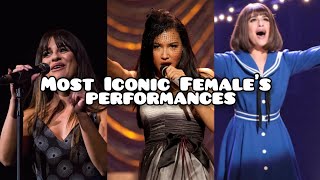 Glee's Most Iconic Female's Performances