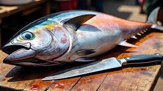 Nice Cut ‼️Uncle Bahar Cuts Fresh Tuna