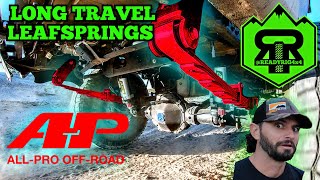 ALL-PRO LONG TRAVEL LEAF SPRINGS on my ZR2 Colorado