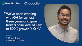 Crocodile Testimonial For GreenHonchos | S. Chendhuran, Managing Director, Crocodile