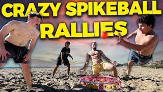 8 minutes of CRAZY Professional Spikeball Rallies