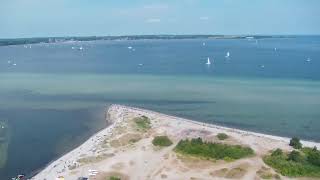 Kieler Woche 2023 aus luftiger Höhe in Laboe