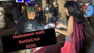 Halloween walk downtown SantaCruz 2025