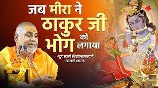 जब मीरा ने ठाकुर जी को भोग लगाया | Swami Rajeshwaranand Ji Maharaj | Pravachan
