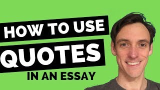 How to Quote in an Essay (5 Simple Steps)