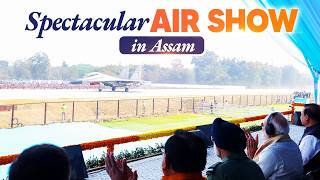 LIVE: PM Modi witnesses the Aerial Display of Fighters, Transports and Helicopters in Dibrugarh