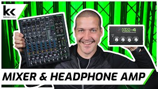 How To Connect Audio Mixer to Headphone Amp / Splitter