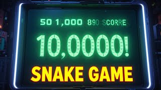 Snake Game Ka Bara Record 🐍 | 10K Score!