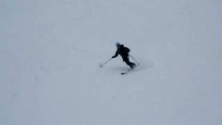 Elisa Skis Castle at Mission Ridge