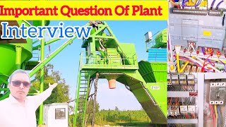 Batching plant interview question topics tip RMC plant question answer#interview  @SunilPlant