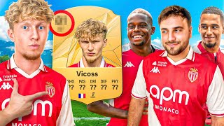 I CREATE MY FC25 CARD WITH MONACO PLAYERS