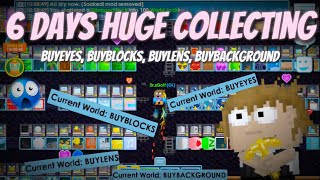 COLLECTING 6 DAYS PROFIT FROM BUY+ WORLDS!!! | Growtopia