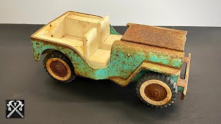 Tonka Jeep Restoration - 1962 Tonka Airport Set Restoration - Part 3