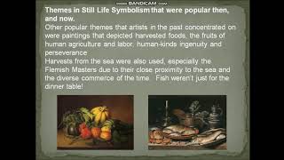 CLASS 10 & 12 ART - STILL LIFE SYMBOLISM