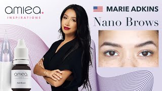 #amiea #PMU Inspiration: Nano Brows by Marie Adkins