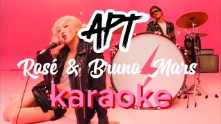 ROSÉ ⚡ Bruno Mars - APT. (KARAOKE) original key