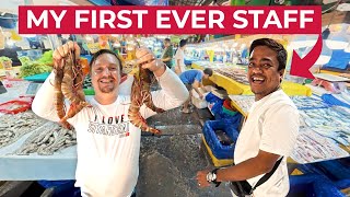 My FIRST Filipino Employee! Working In Davao...