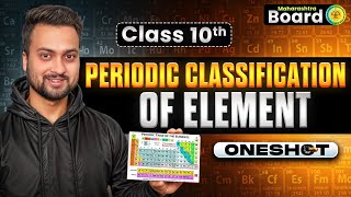 Periodic Classification of Elements class 10 Maharashtra State Board | Oneshot | Shubham Jha