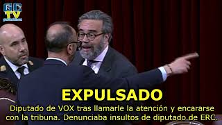 🚨 A Vox deputy was expelled after confronting the Speaker of the House during a debate