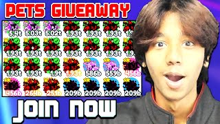 🔴LIVE! PET SIM X / FREE OP PET GIVEAWAY (Gems Giveaway!) | New Glitch Update Live!