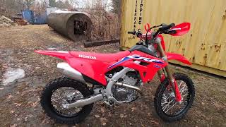 2022 HONDA CRF250RX Startup, Rev & Walkaround (Full Review Coming)