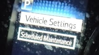 How to Reset Scheduled Maintenance Light on a 2018 Toyota RAV4