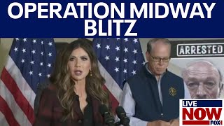 ICE OPERATIONS: Noem discusses results of "Operation Midway Blitz"