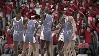 1982 North Carolina Tar Heels vs 1983 North Carolina State Wolfpack - NCAA 08 March Madness PS3