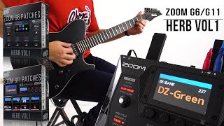Zoom G11 / G6 Patches | Herb vol1 | Playthrough