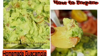 Trying Home-Made Guacamole