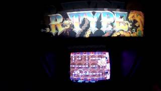 Playing R-Type II arcade in orginal decicated R-Type Cabinet through GoPro