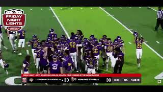 Max Contreras 42-Yard Field Goal as Time Expires Lifts Racine Lutheran Over Kewaunee