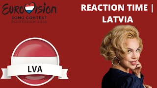 American Latino Reacts to Eurovision 2020 | Latvia with Samanta Tina “Still Breathing” 🇱🇻